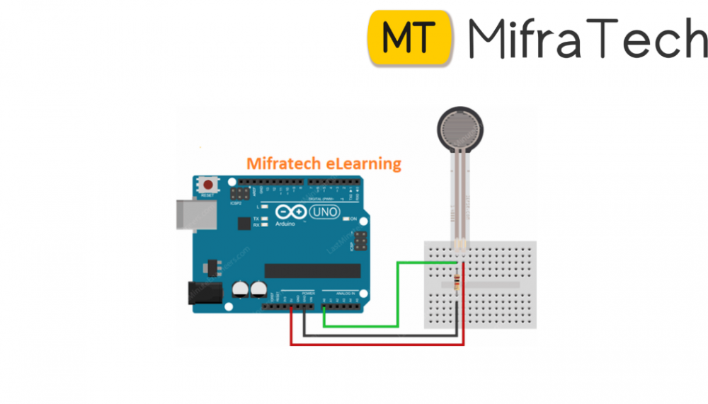 Interfacing Force Sensing Resistor (FSR) with Arduino mifratech eLearning